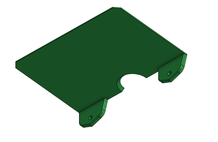 Miniatura 3 do modelo 3D Shelf for alarm clock
