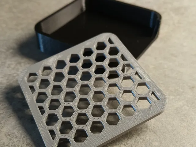 Hex Coaster with box