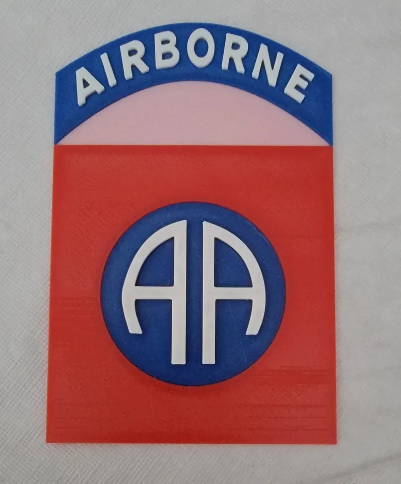 82nd Airborne Patch By Landubious Download Free Stl Model