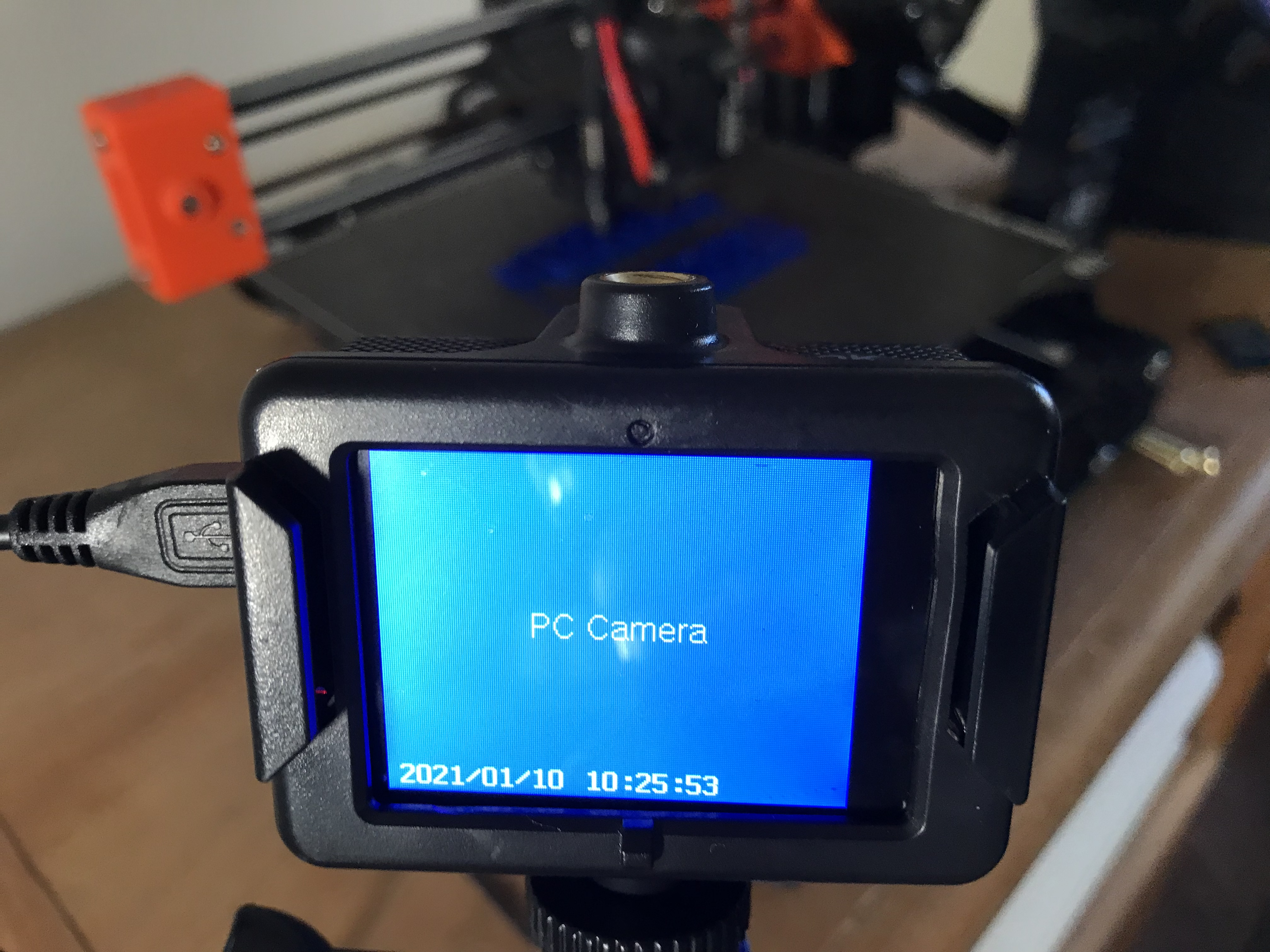 Miniatura 3 do modelo 3D Action Camera Mount for Prusa Mini
