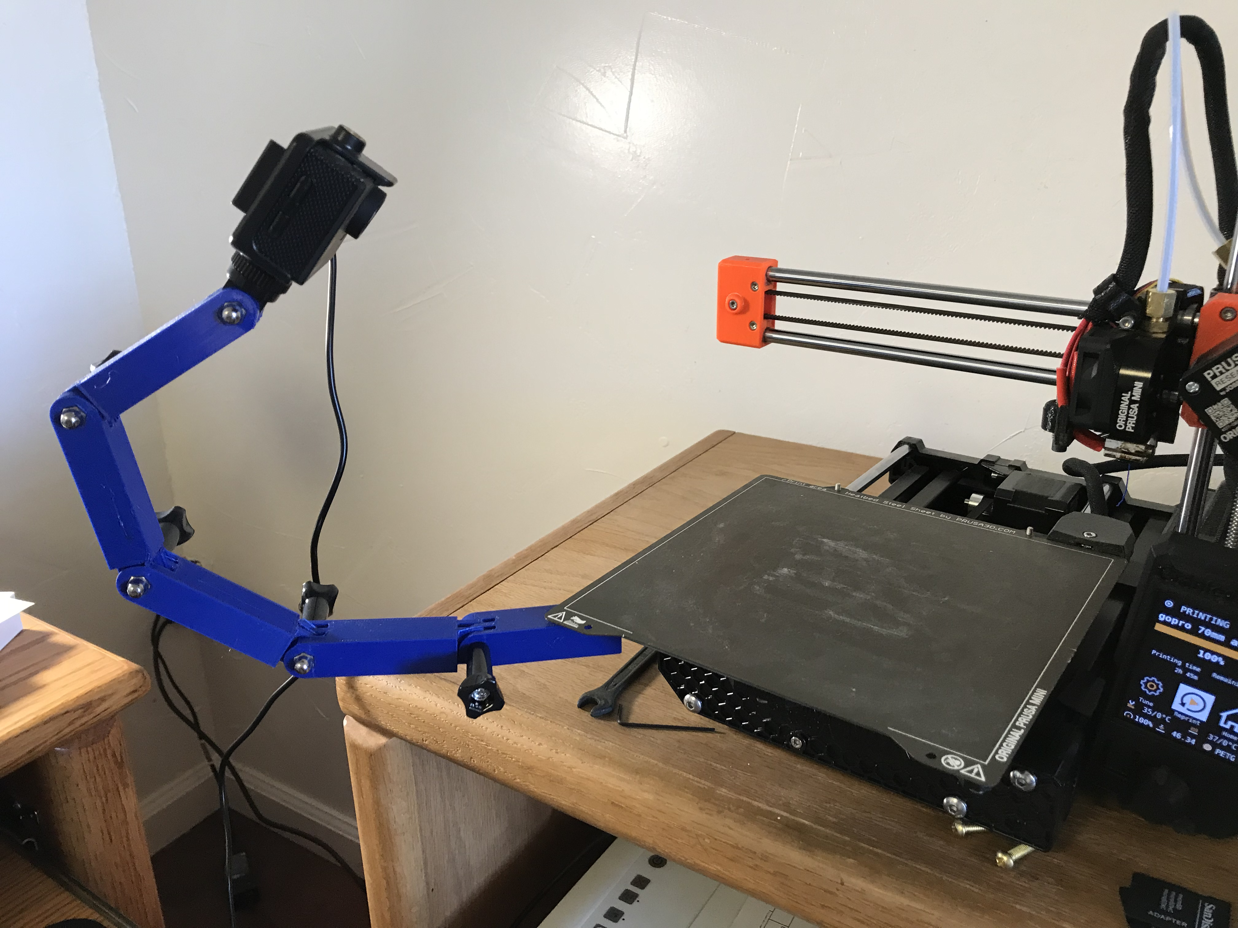 Action Camera Mount for Prusa Mini
