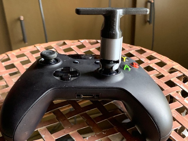 Modular thumbstick extension for gamers with physical disabilities