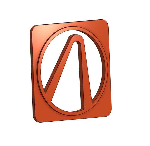 Magnetic Borderlands 120mm fan cover