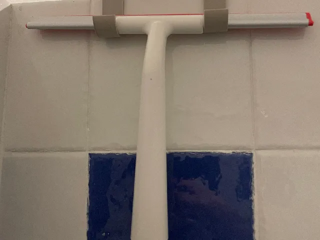 Shower wiper holder