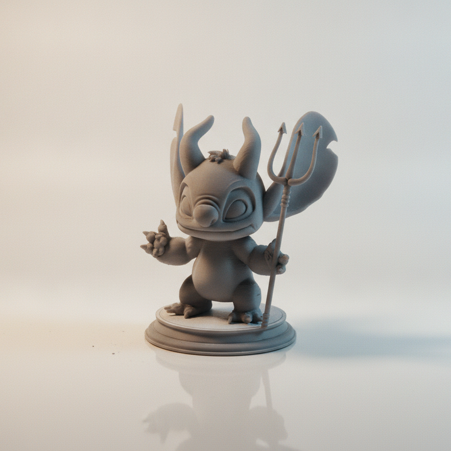 Devil Version Of Stitch From Lilo And Stitch Figurine 3D Printable