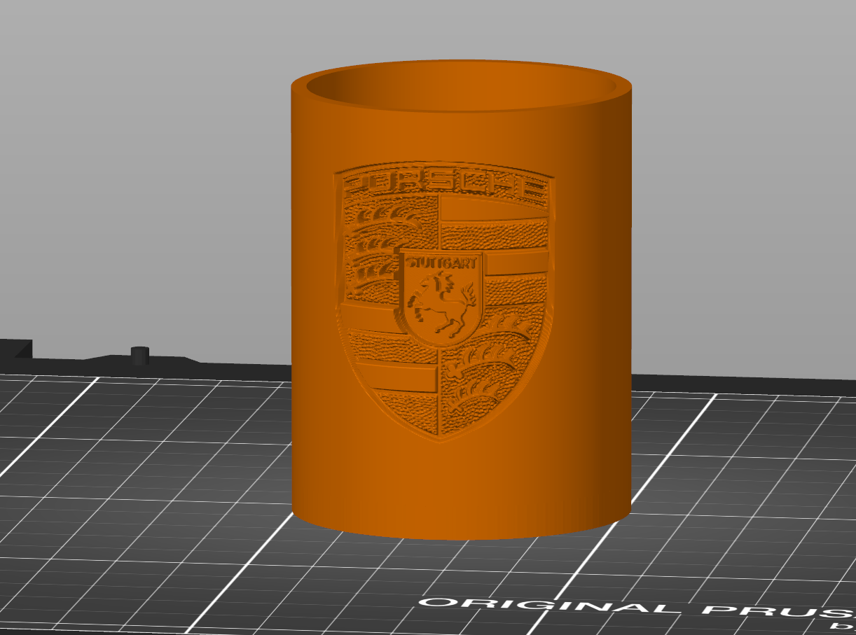Porsche Logo Candle Holder
