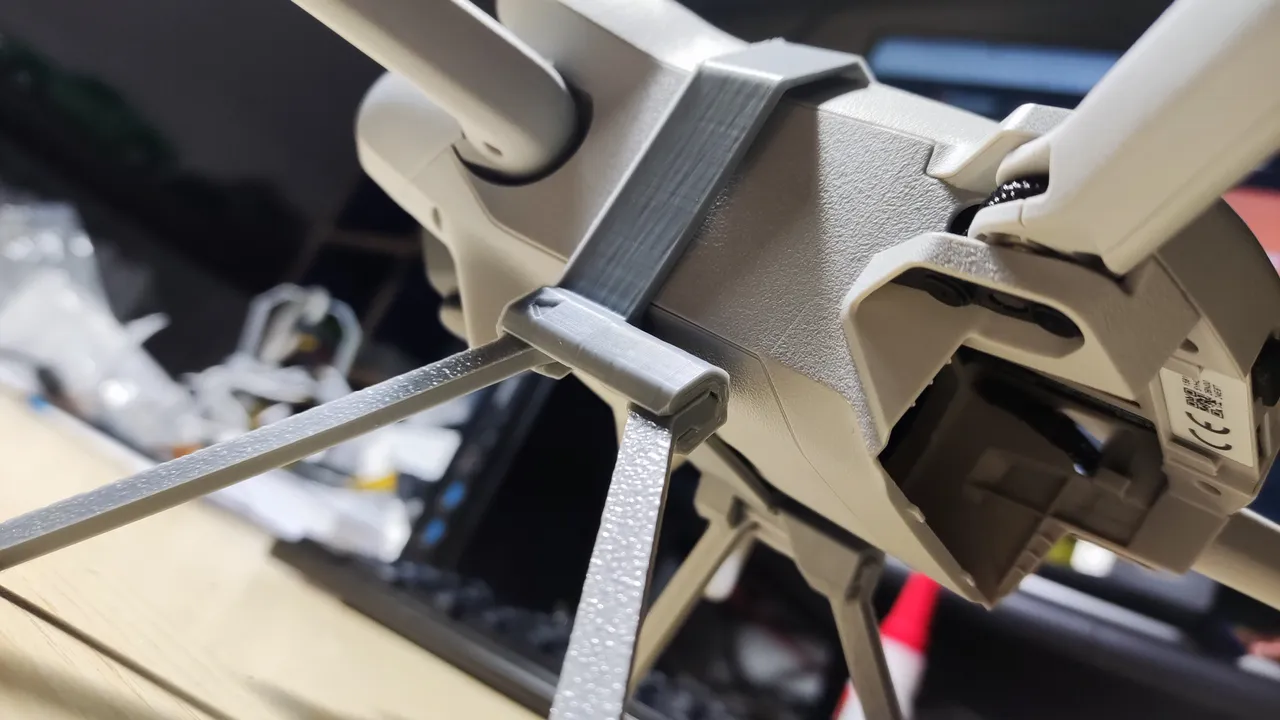 DAGIJIRD Carrello Di Atterraggio Per DJI Mini 3 Pro - 2 Pezzi, Alza Il Drone Di 25mm, Leggero (21,8g), Antiusura E Stabile