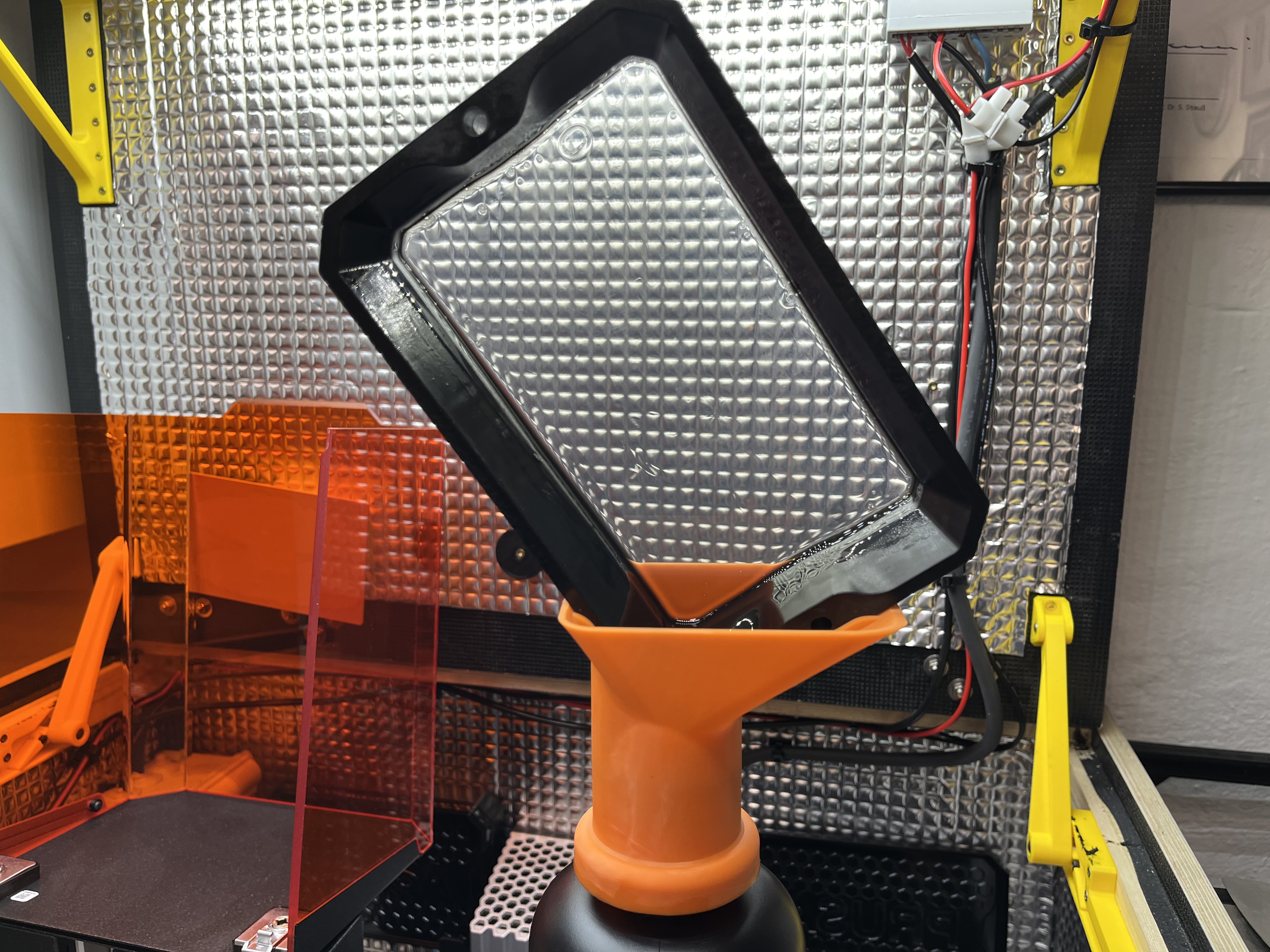 PRUSA SL1S SPEED Abtropftrichter