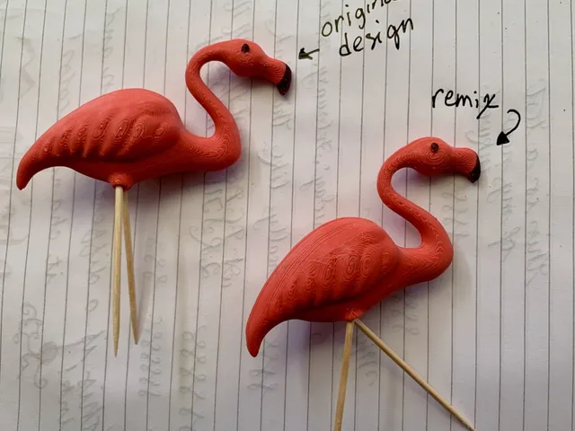 Flamingo remix with forward/backward limbs