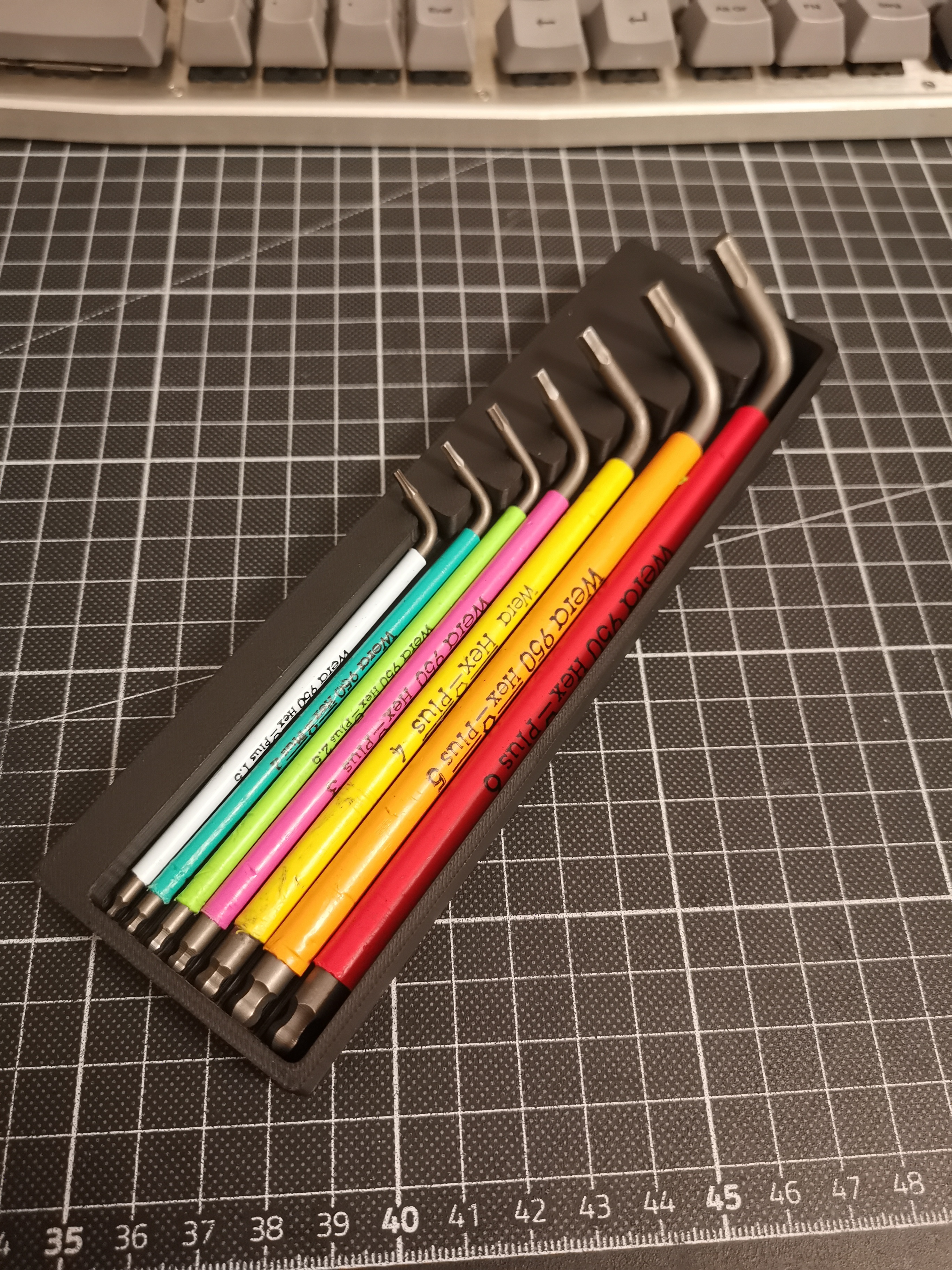 Compact Wera Hex Organizer Size 1.5 - 6