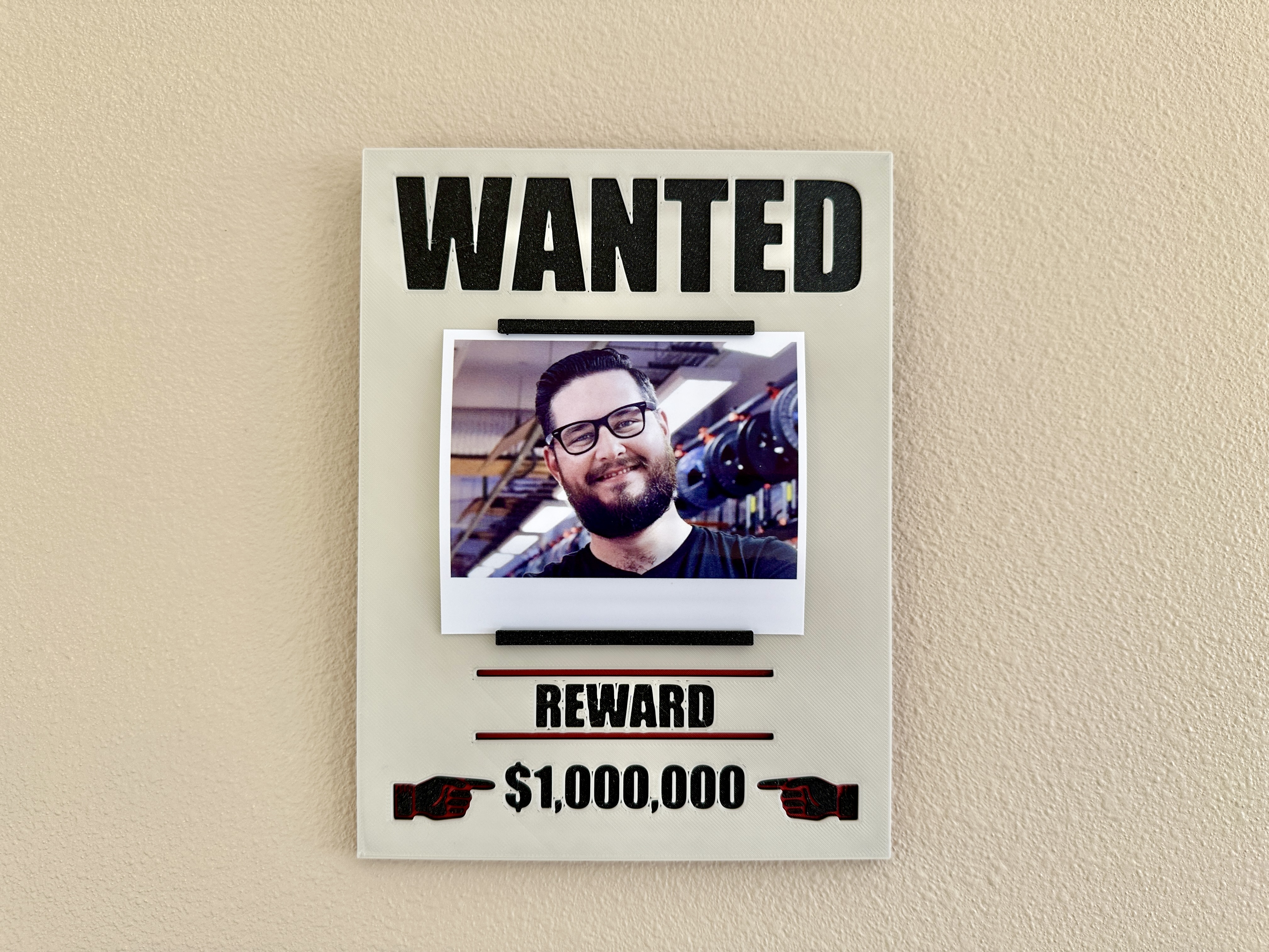 Wanted Poster - Instax film - Mini, Square, Wide