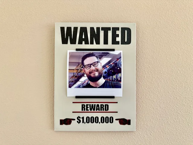 Wanted Poster - Instax film - Mini, Square, Wide