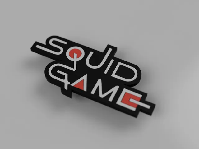 Squid Game Logo (international) and Fridge Magnet (Single Extruder/Multipart)