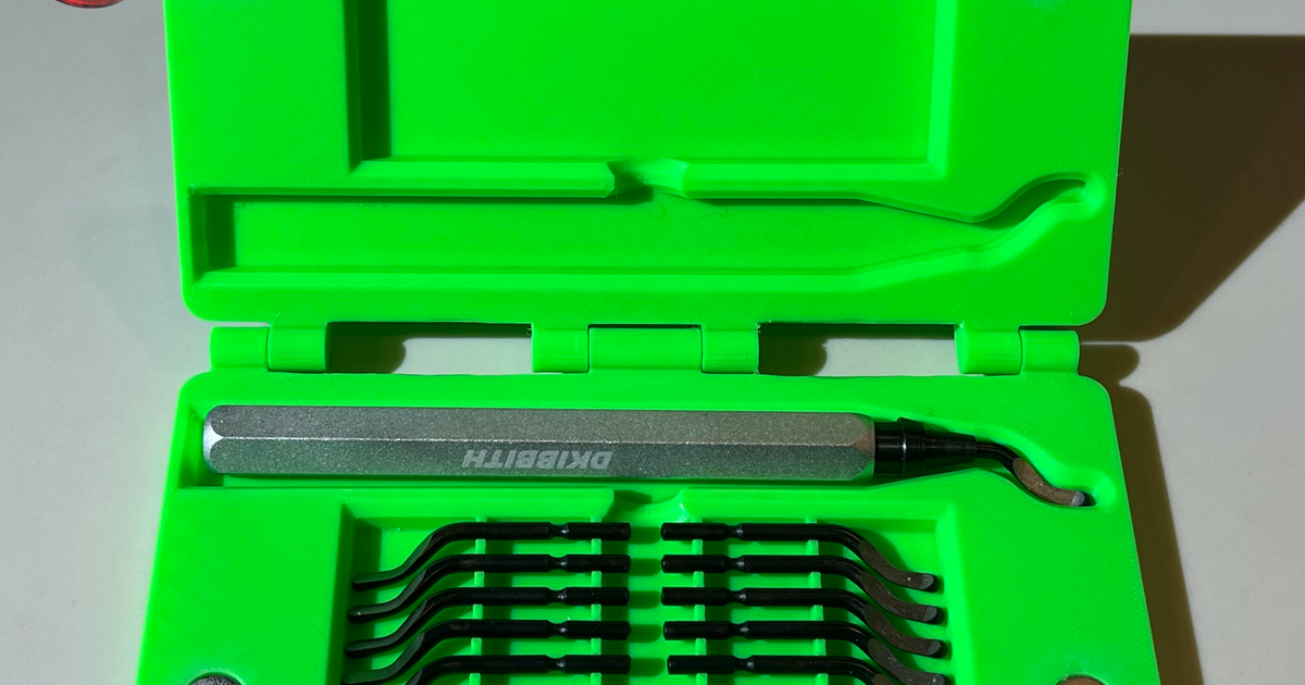 Deburring Tool Case by RadDesign Download free STL model