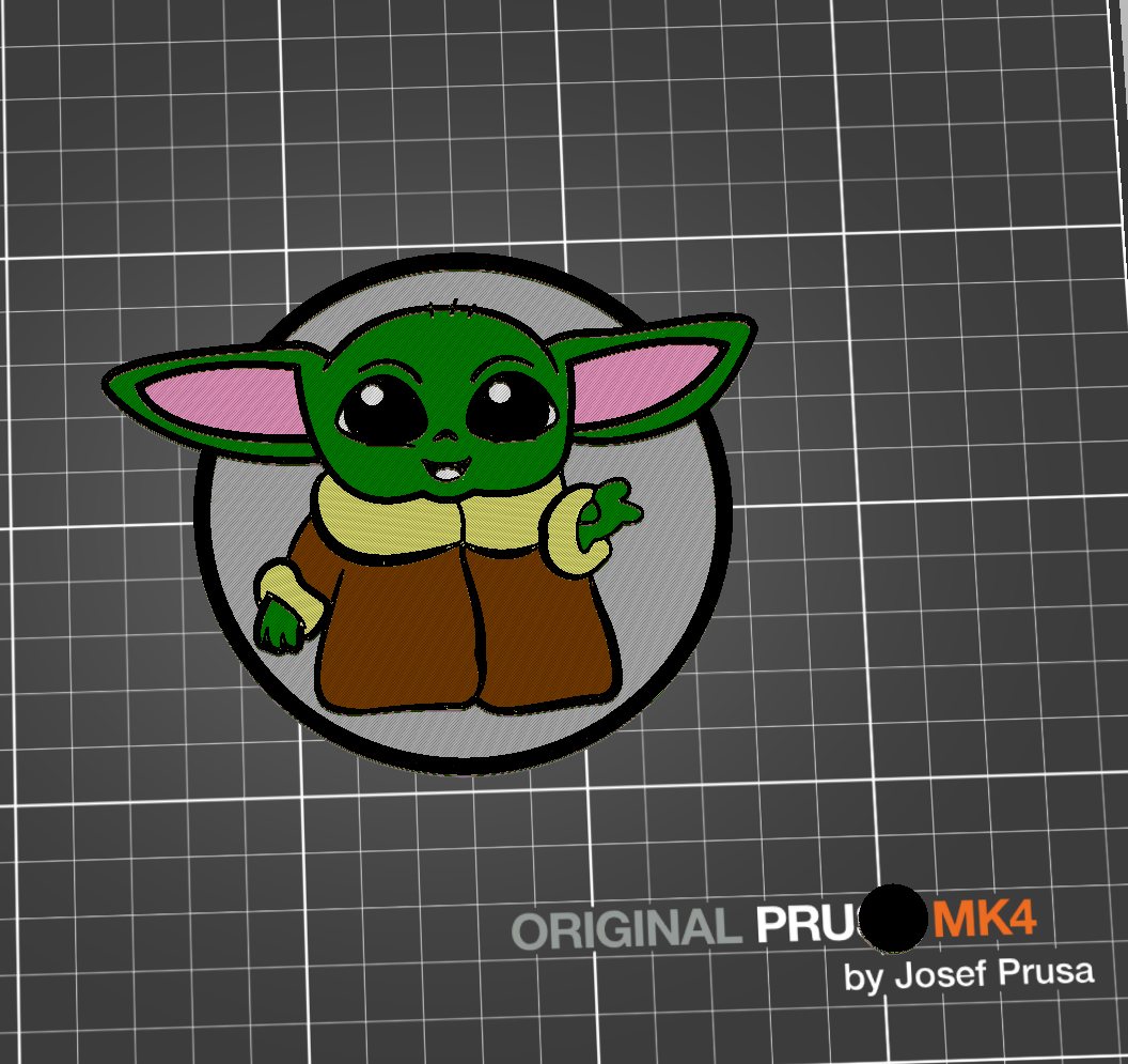 Grogu/Baby Yoda Coaster Funko Style (The Mandalorian) by The Printing ...