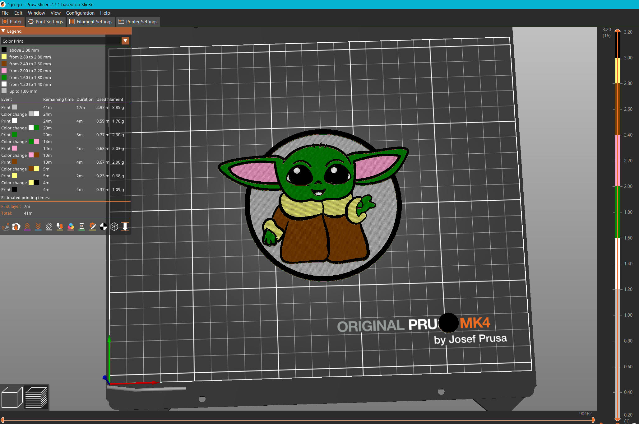 Grogu/Baby Yoda Coaster Funko Style (The Mandalorian) by The Printing ...