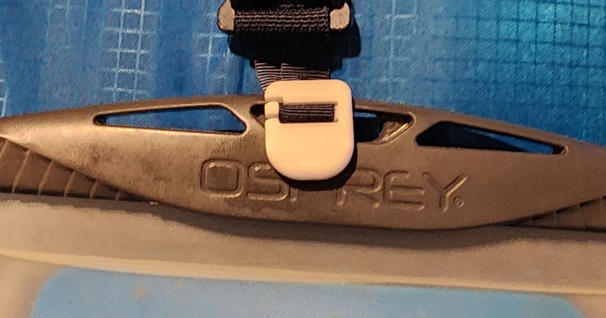Osprey Water Bladder holder for Gregory Bag by Steve Carroll Download free STL model