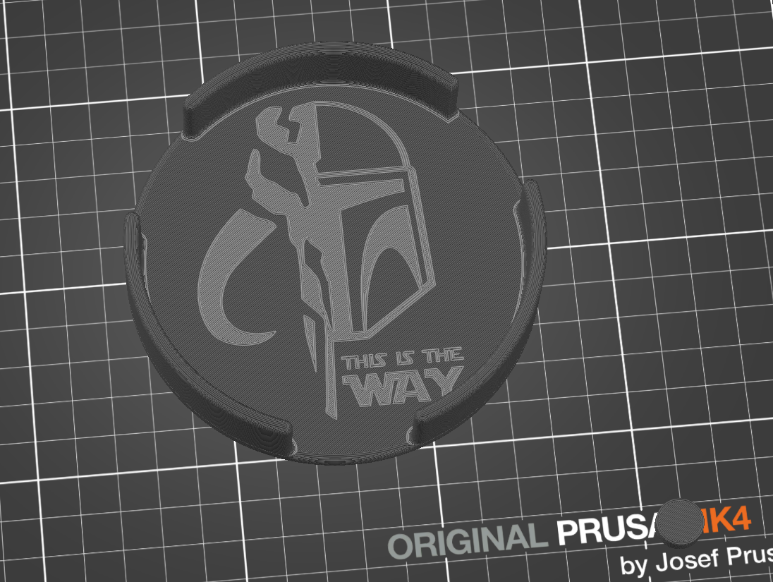 The Mandalorian Coaster Funko Style Holder (This Is The Way) by The ...