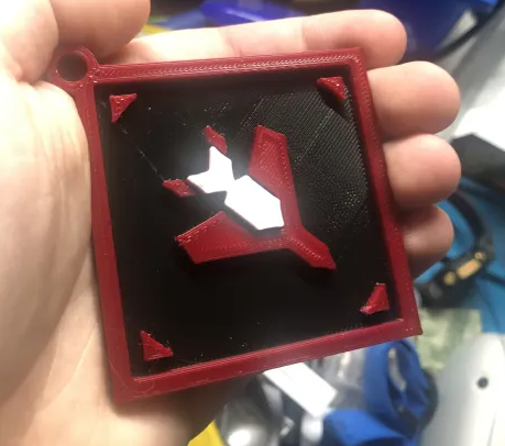 Helldivers 2 500kg Strategem Keychain