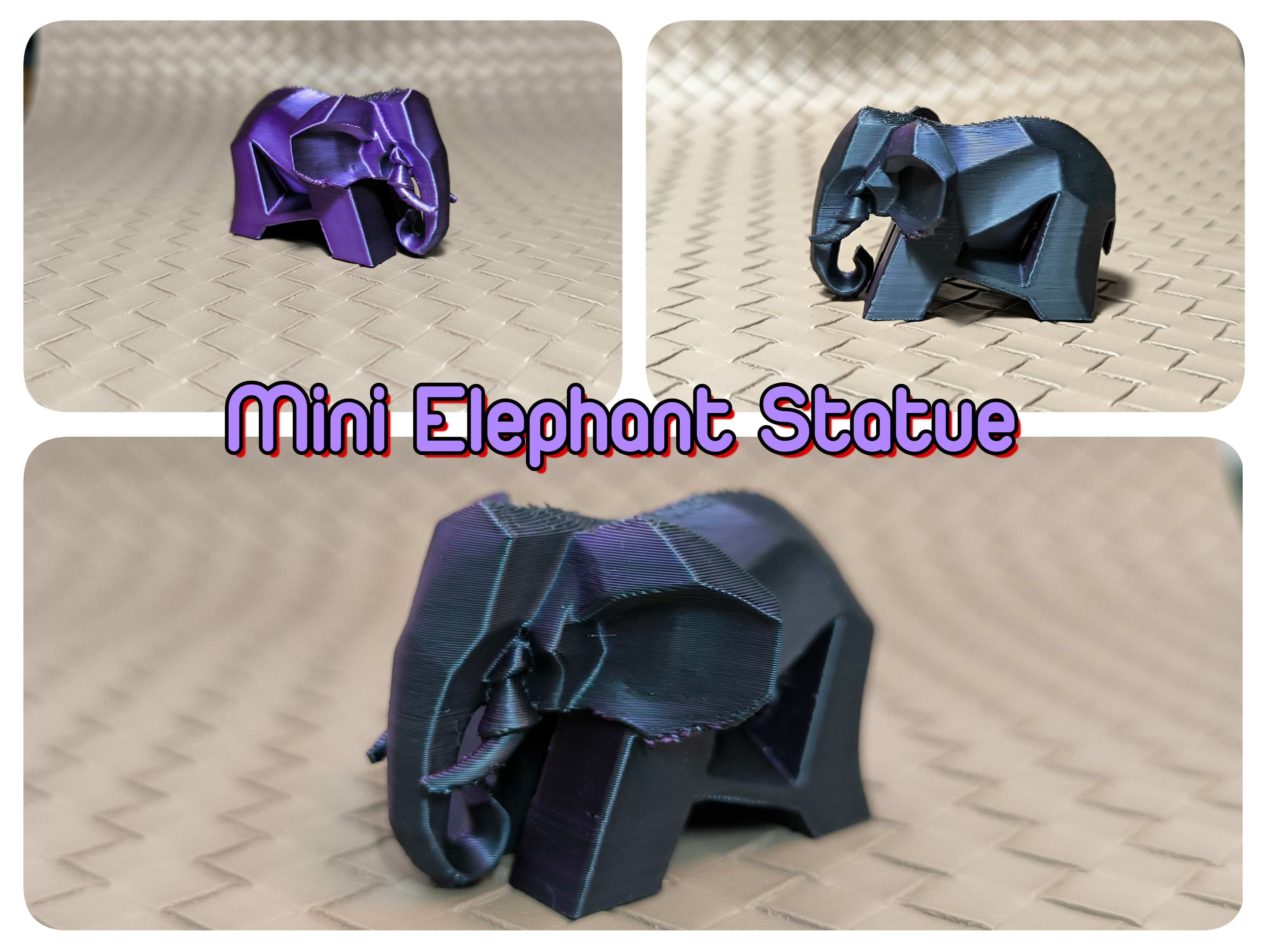 Mini Elephant Statue