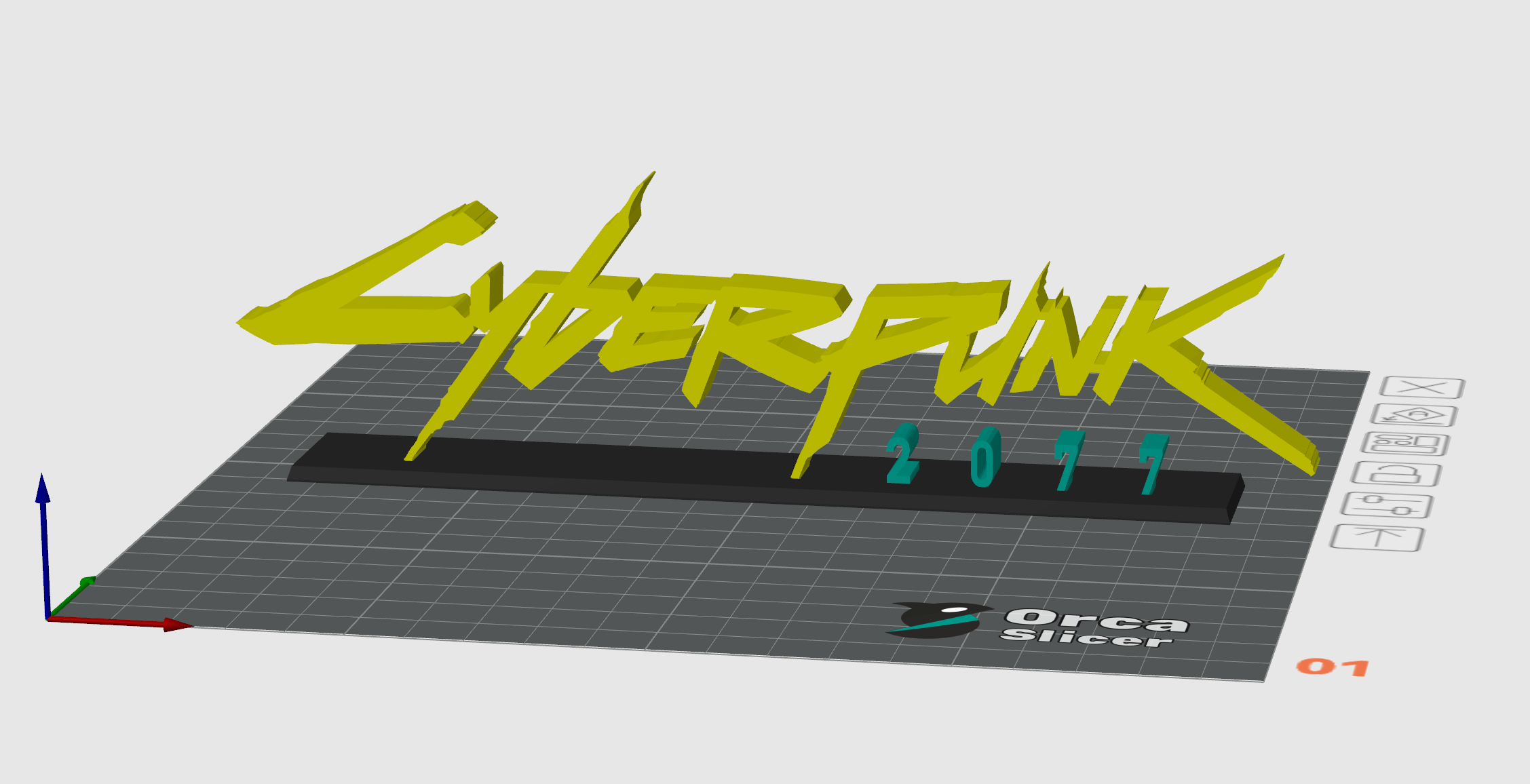 Cyberpunk 2077 Logo with base