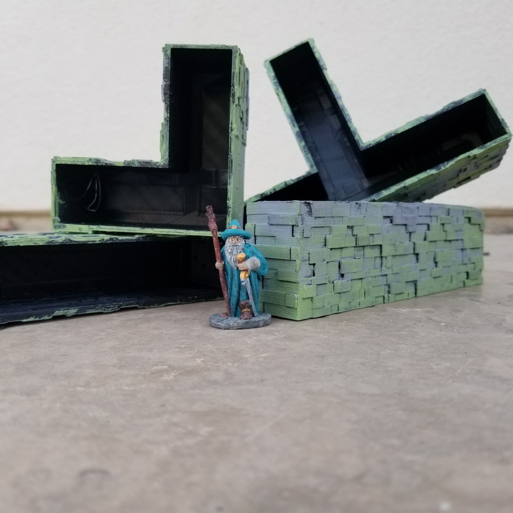 Easy-Print Modular Dungeons by Ellie_Valkyrie | Download free STL model ...