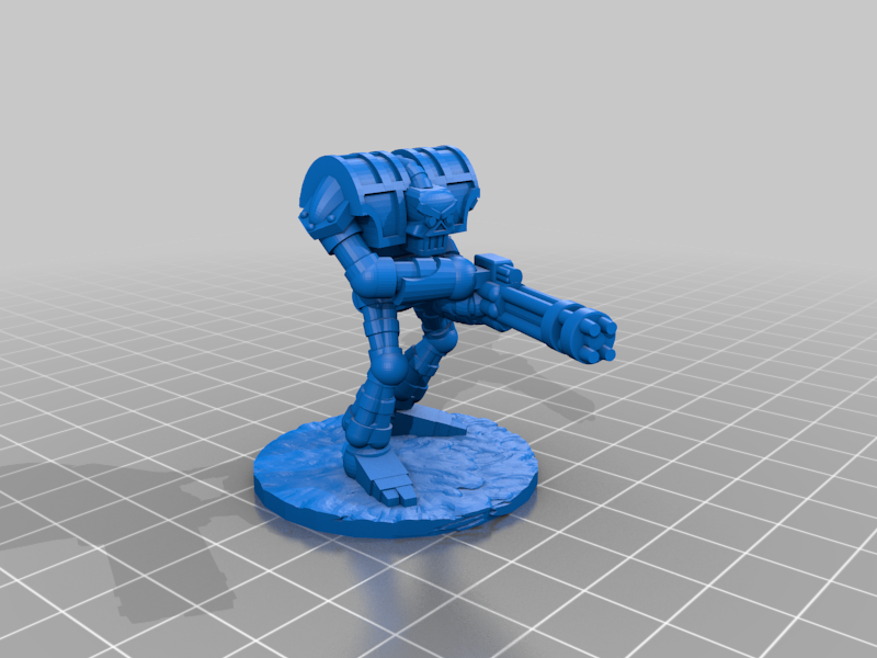 Miniatura 4 do modelo 3D Evil Demon Robots