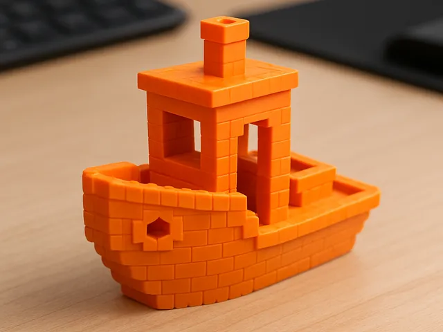 Pixelated Benchy