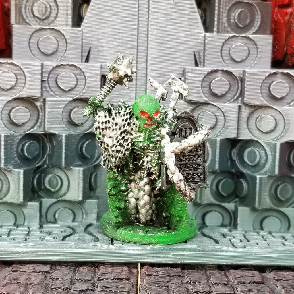 Wraith With Headstone and Mace
