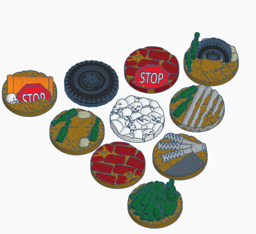 Post-Apocalyptic Bases For 28mm Miniatures