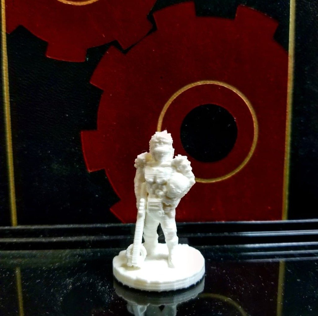 Easy-Print Cyberpunk Soldier