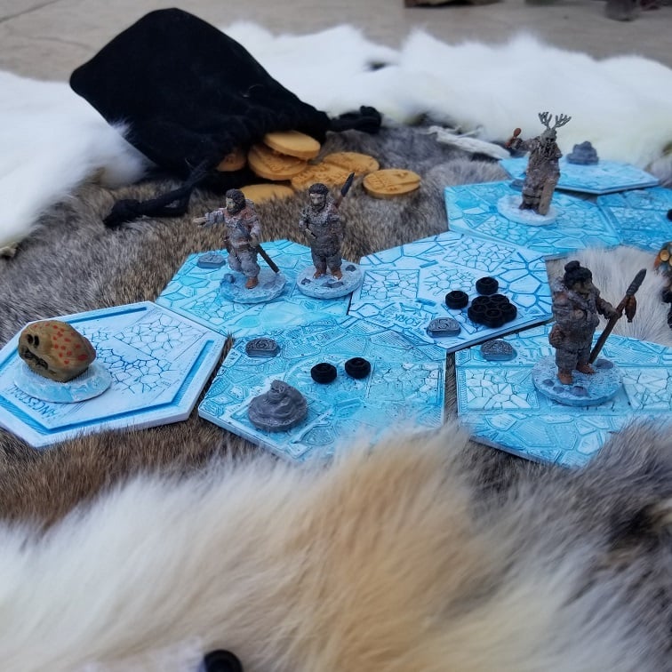 PALEOCRAWL: A 3D printable board game by E.S. Wynn
