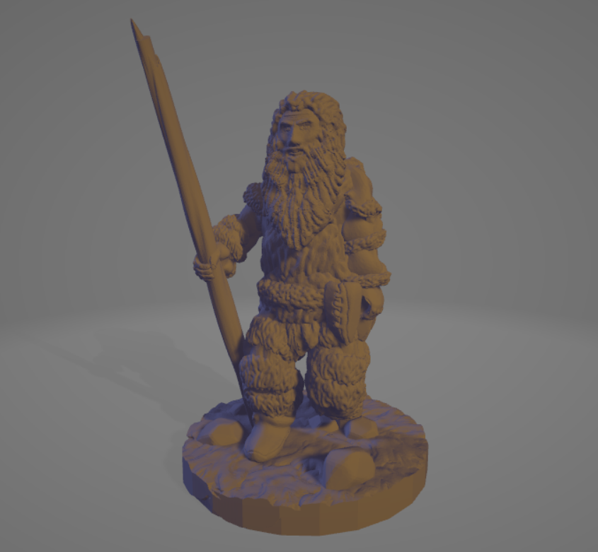 Ice Age Elder With Super Long Beard