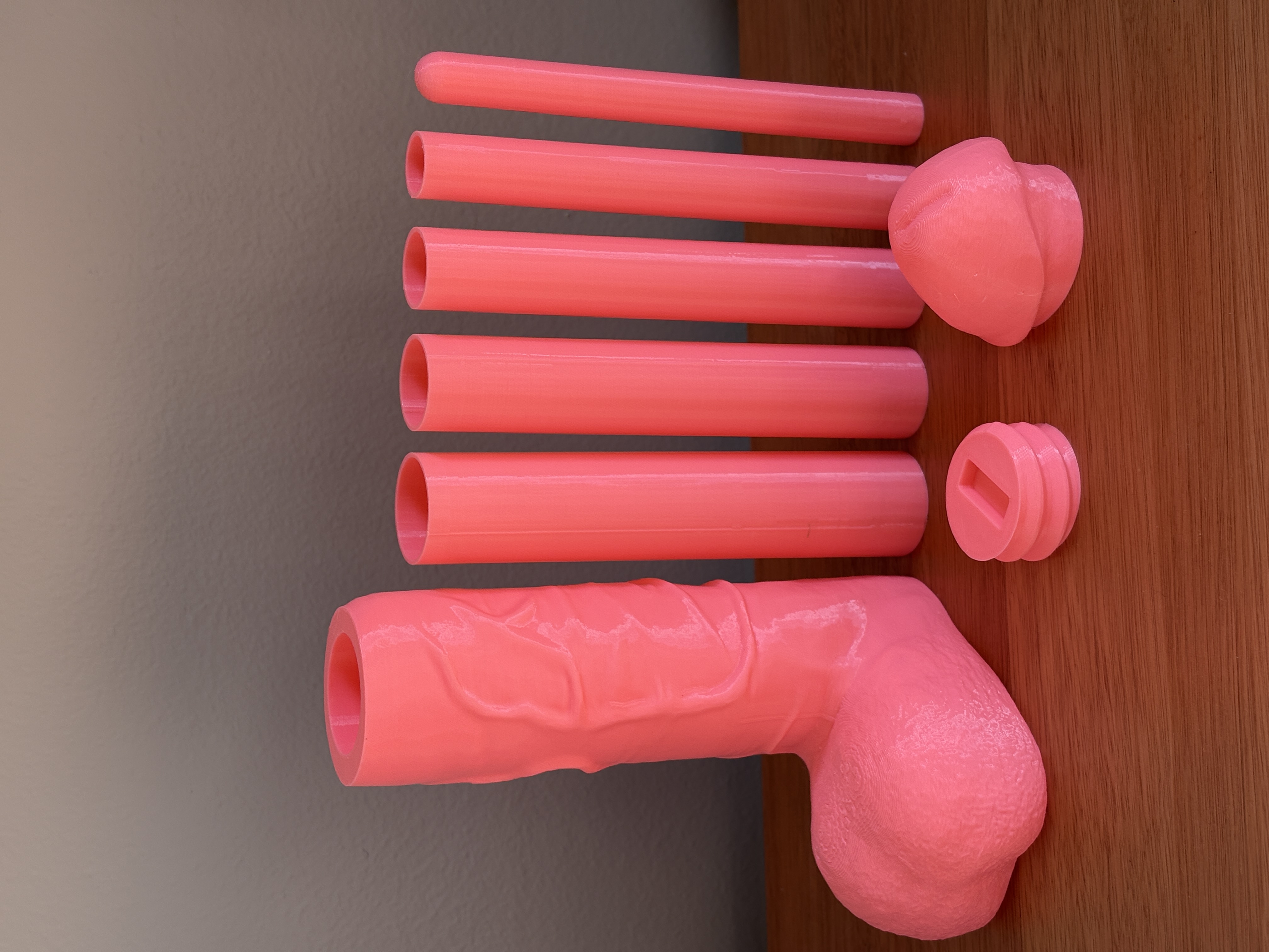 Penis Collapsing Sword - Collapsible Sword - Print-In-Place Telescopic Dick — miniatura 5