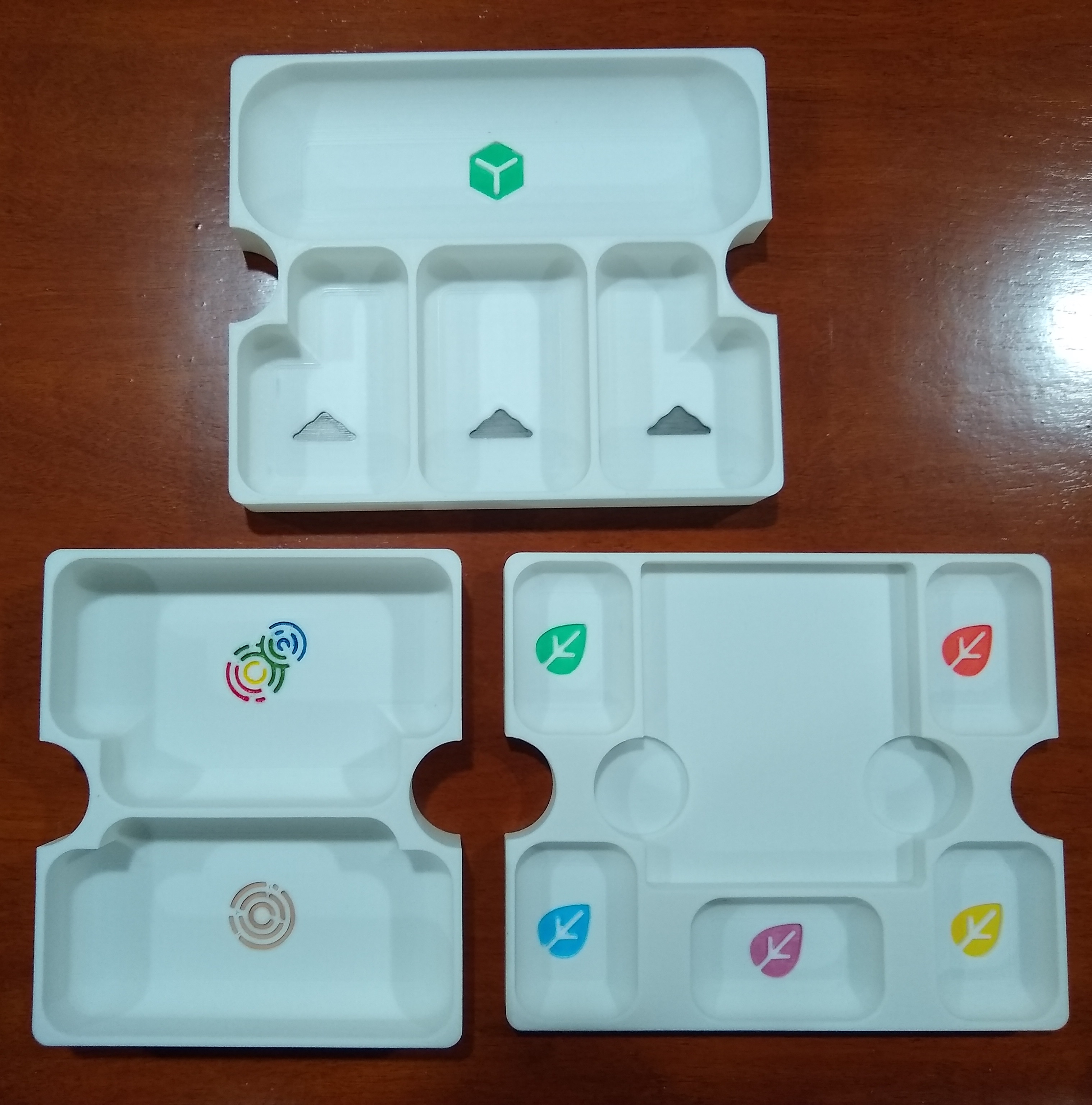 Remixed resource trays - Insert / Organizer for Earth Board Game 3D model thumbnail