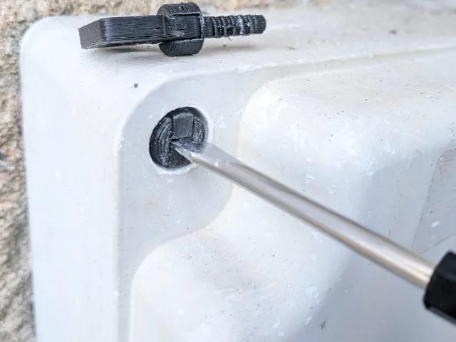 Screw for outdoor control box