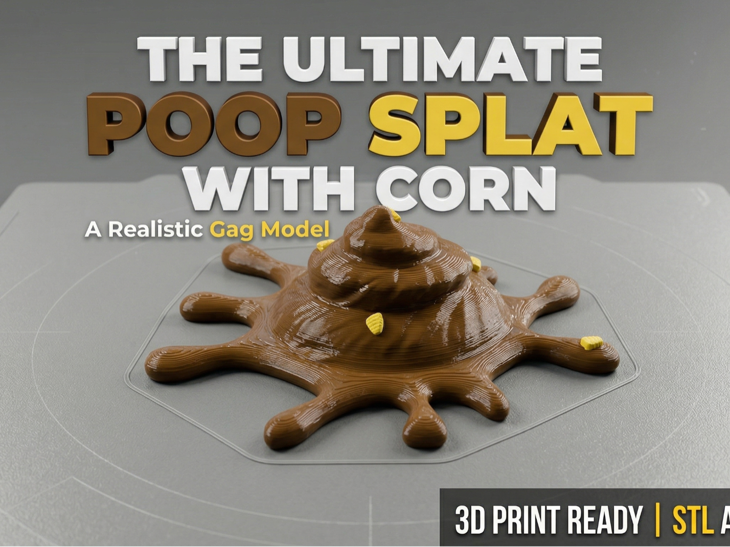 poop splat +poop splat with corn