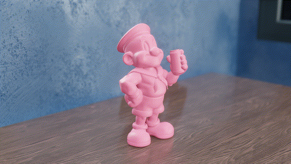 Miniatura 3 do modelo 3D Chibi Popeye