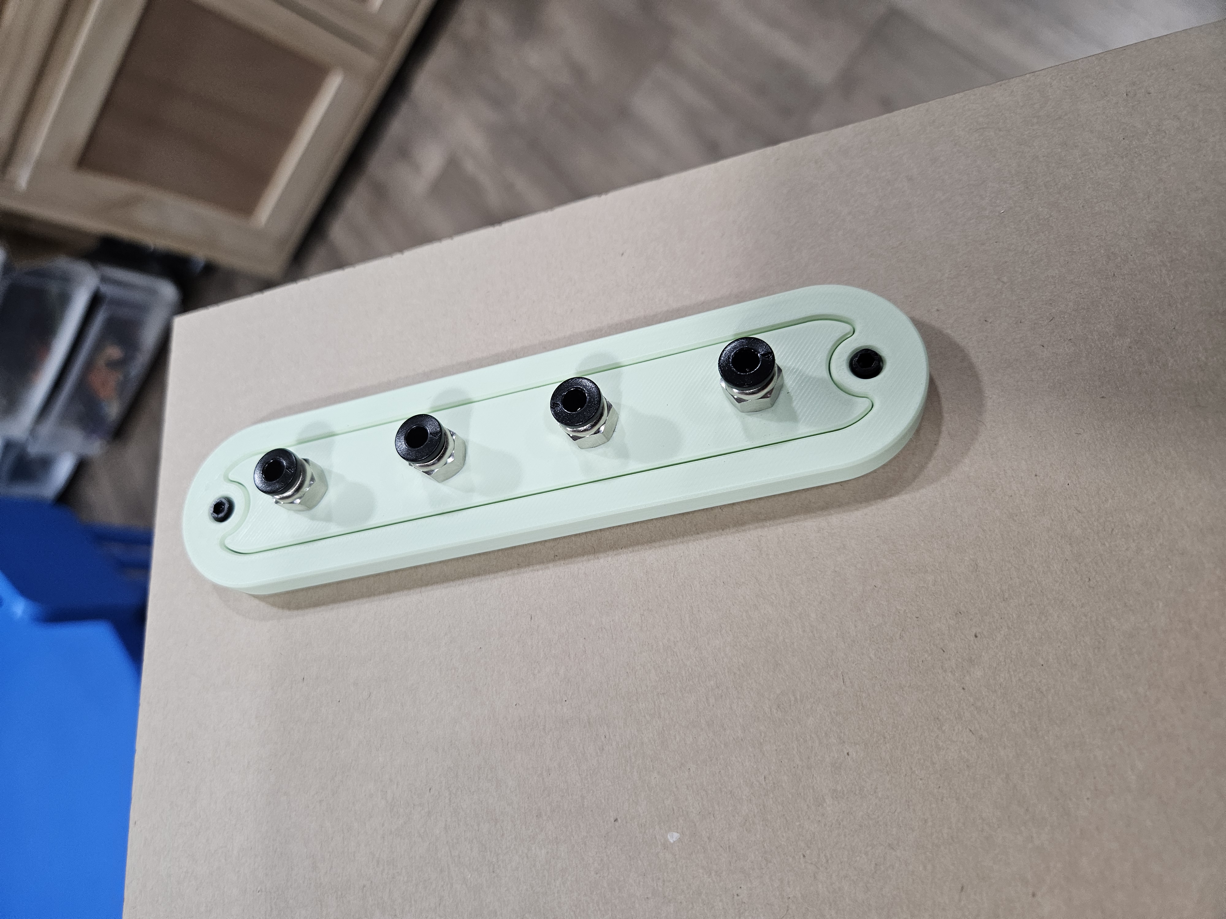 Miniatura 2 do modelo 3D Flashforge ad5x bulkhead passthrough PTFE