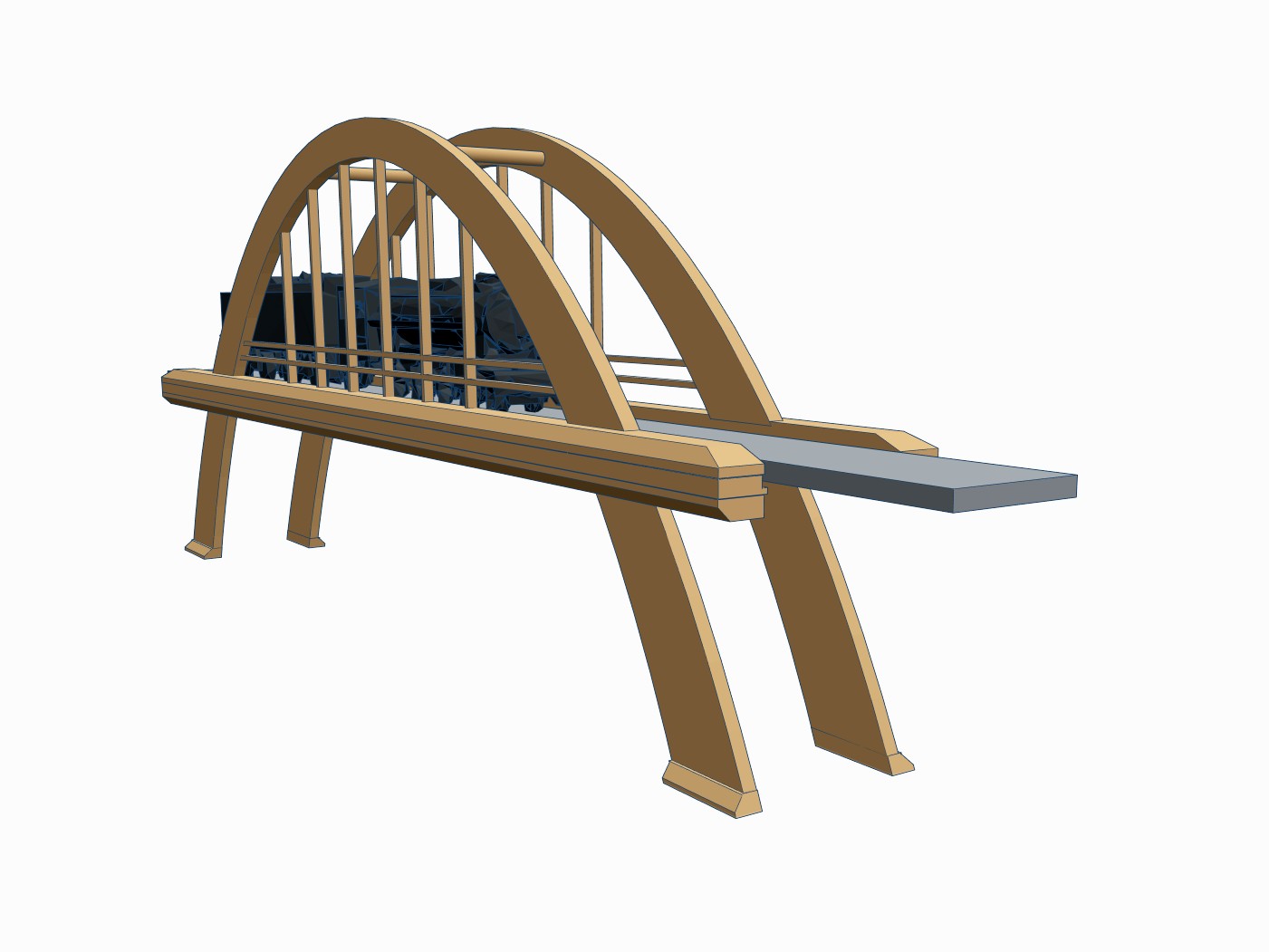 Bow Railway Bridge - H0 Scale — miniatura 3