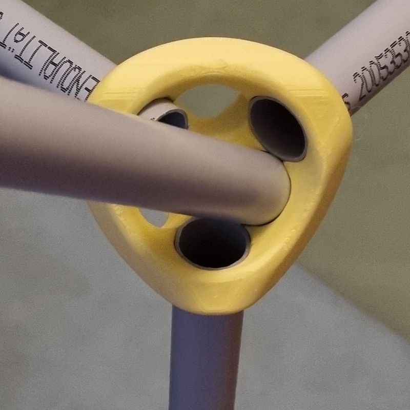 Pipe connectors for a blanket fortress for children by Nils | Download ...