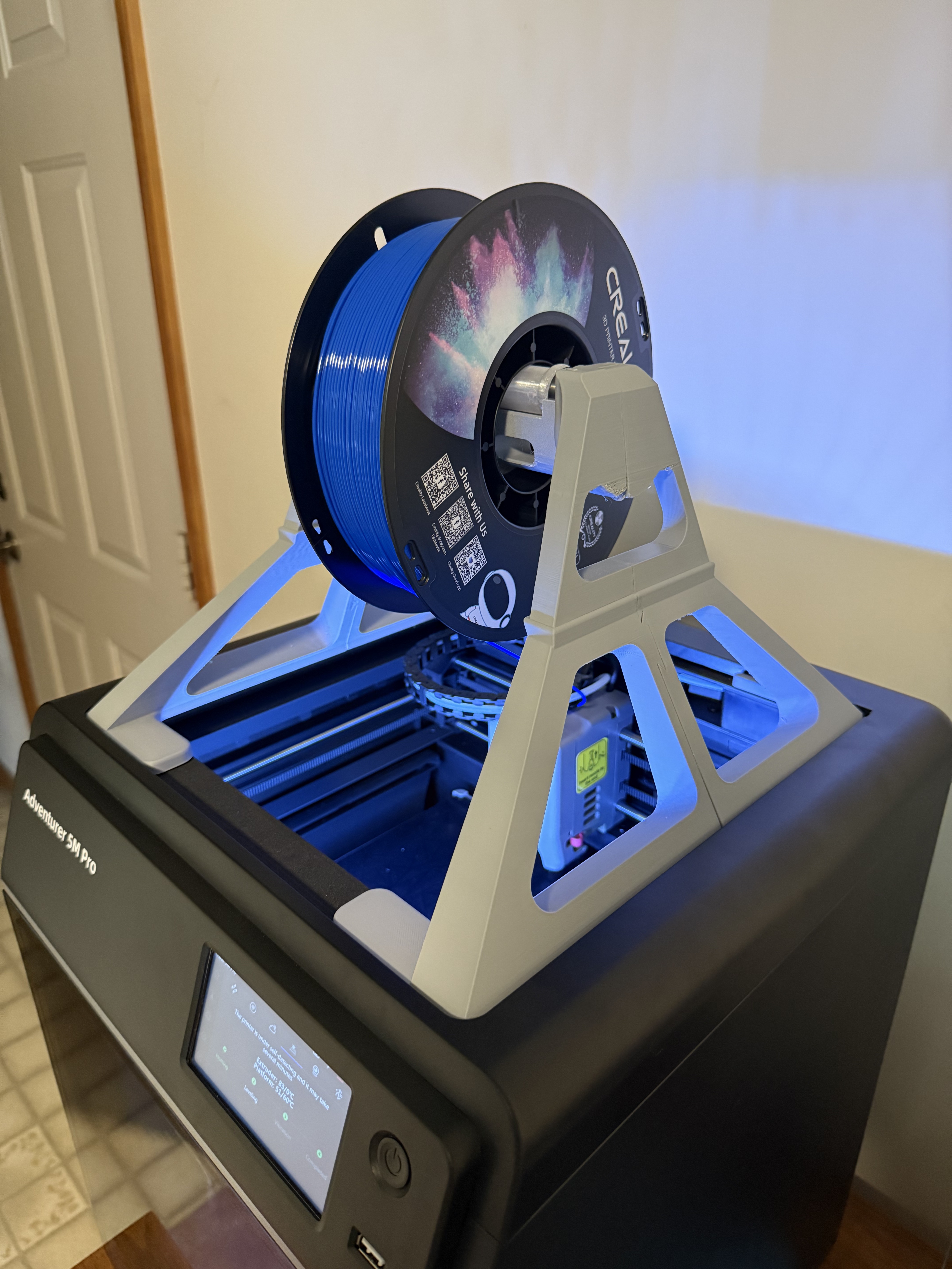 Flashforge Adventurer 5M Pro Top Spool Holder for TPU