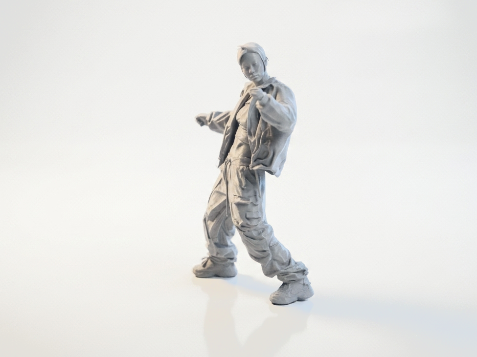 Dancer Lady Figurine Female Figure 3D Printable