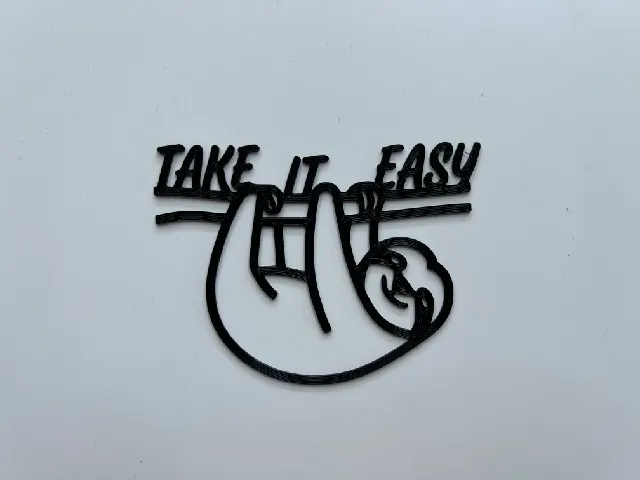 Take It Easy Wall Art #1