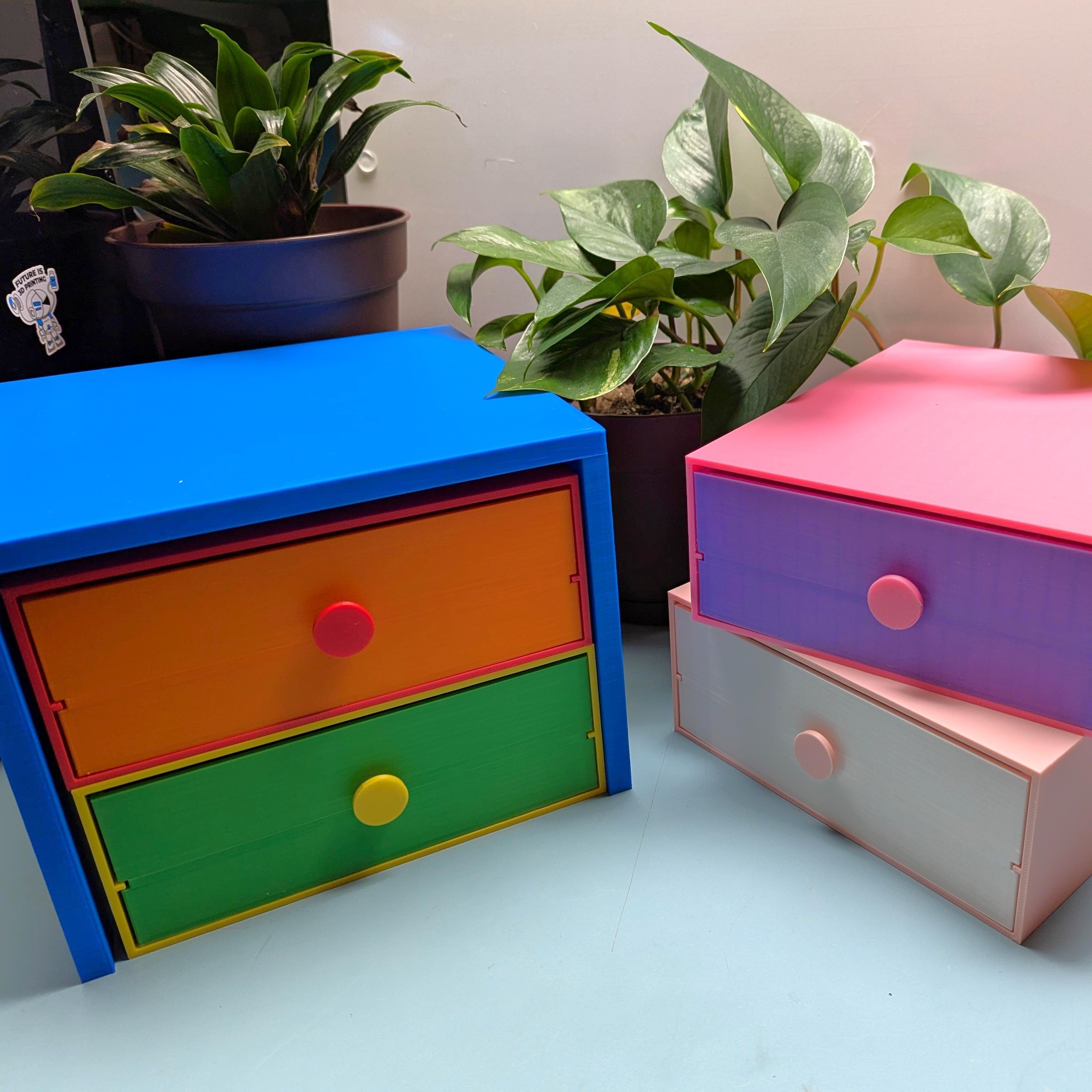 Desk Organizer - Shelf and Drawers