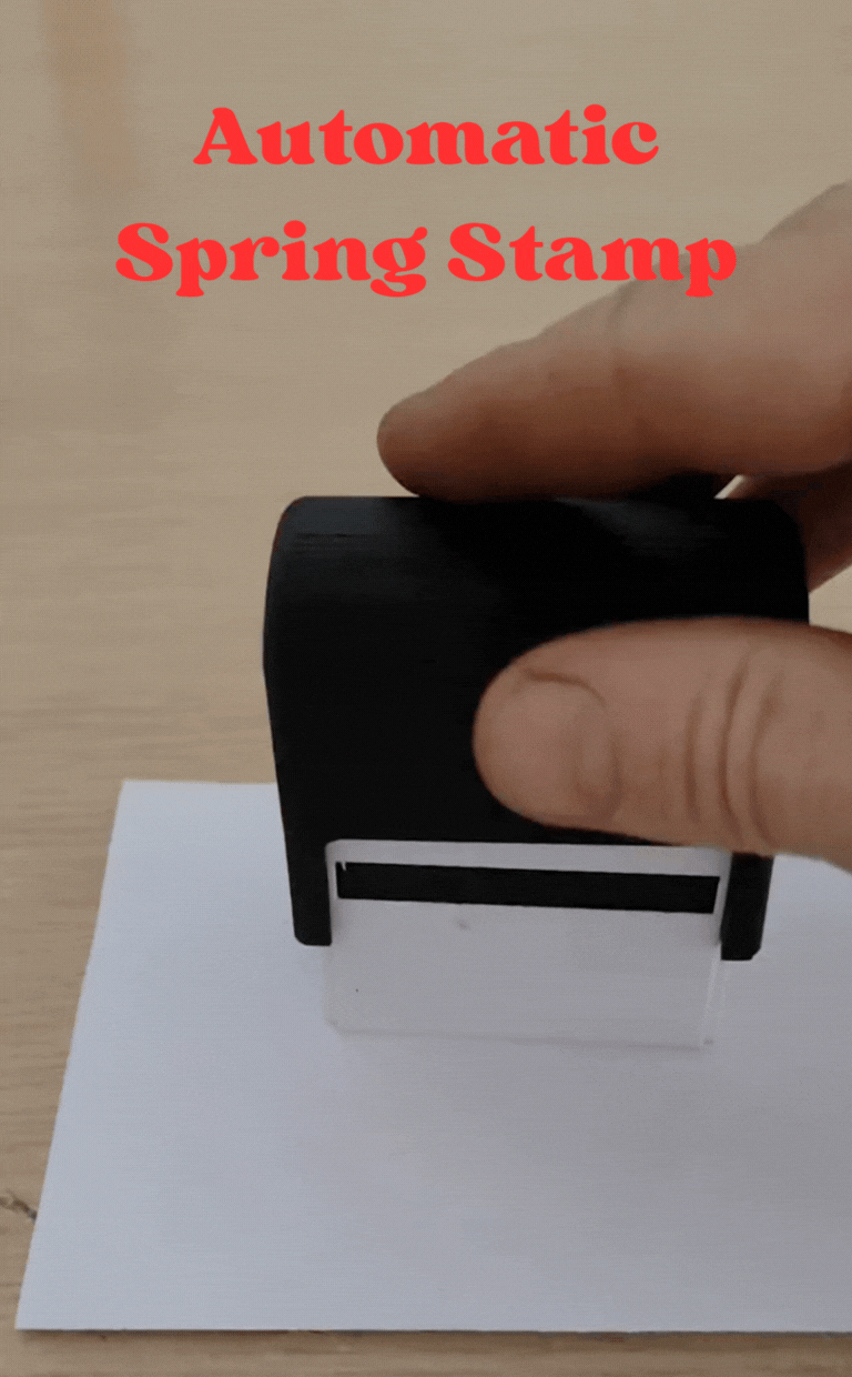 Personalized automatic spring stamp — miniatura 2