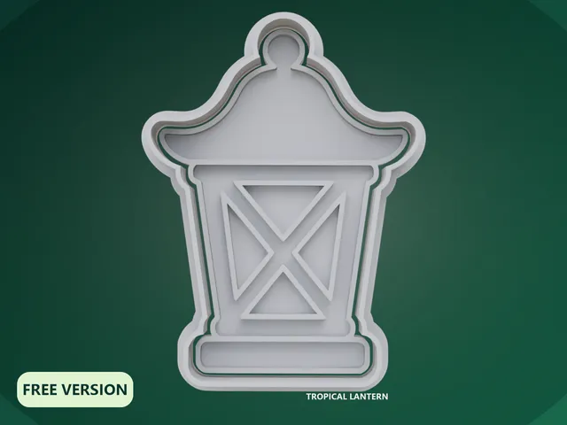 Tropical Paradise Cookie Cutter STL – 3D Print Biscuit Mold Set