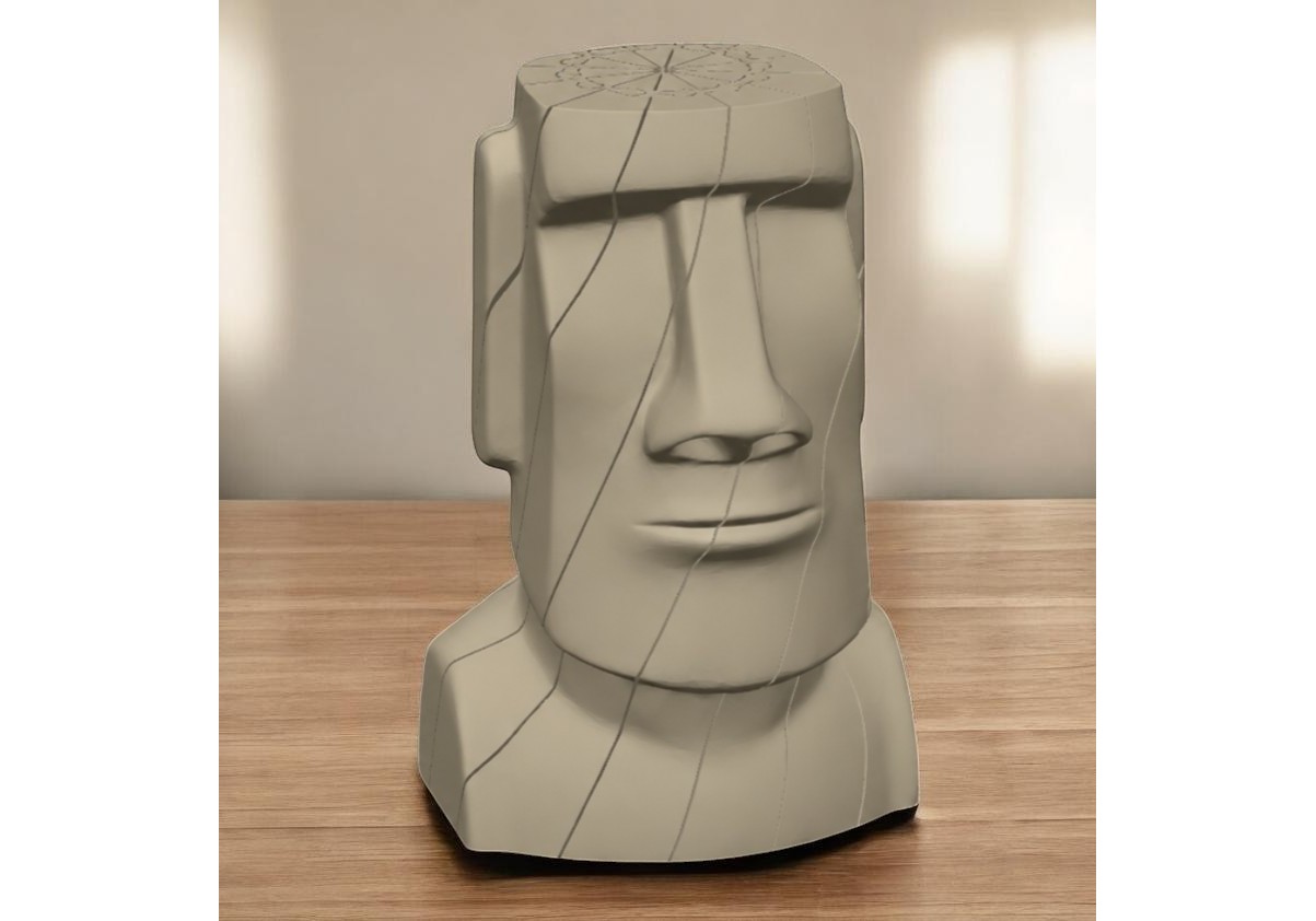 Moai face fidget twist