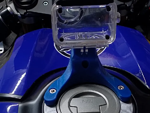 Yamaha Action Cam holder - Bolts to fuel Cap
