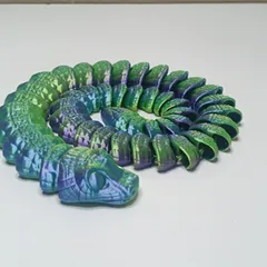 Flexi Snake - Print in Place No Supports